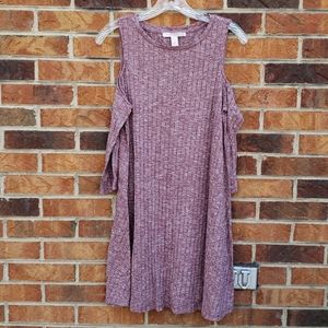 Forever 21 cold shoulder dress
